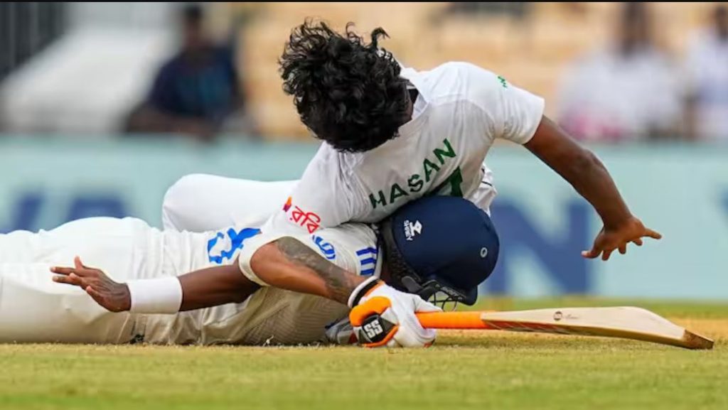 चेन्नई टेस्ट: भारत के खिलाफ बांग्लादेश की पारी बिखरी, 92 रन पर 7 विकेट गिरे; जडेजा ने लिटन के बाद शाकिब को किया आउट