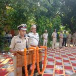 वाराणसी के बी  एल डब्लू में पुलिस स्मृति दिवस