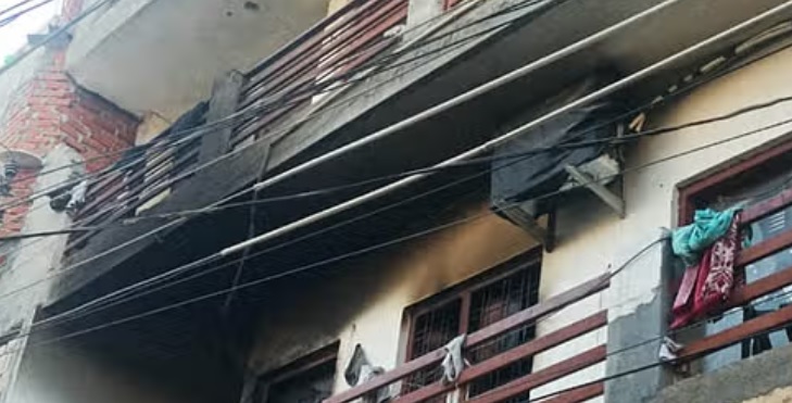 गुरुग्राम में दर्दनाक हादसा – मकान में लगी भीषण आग, चार लोग जिंदा जले