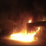 फल मंडी में लगी आग, फायर ब्रिगेड टीम ने पाया काबू