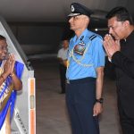 तीन देशों की यात्रा के बाद स्वदेश लौटी राष्ट्रपति मुर्मु