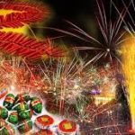 प्रतिबंध को धत्ता बताकर दिल्लीवालों ने जमकर की आतिशबाजी