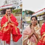 अरविंद केजरीवाल ने तिरुपति बालाजी के किए दर्शन, साथ में दिखीं सुनीता केजरीवाल