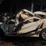 उत्तर प्रदेश: पीलीभीत में दर्दनाक सड़क हादसा, कार पेड़ से टकराई, 6 की मौत