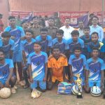 सामुदायिक पुलिसिंग के तहत फुटबॉल प्रतियोगिता का आयोजन