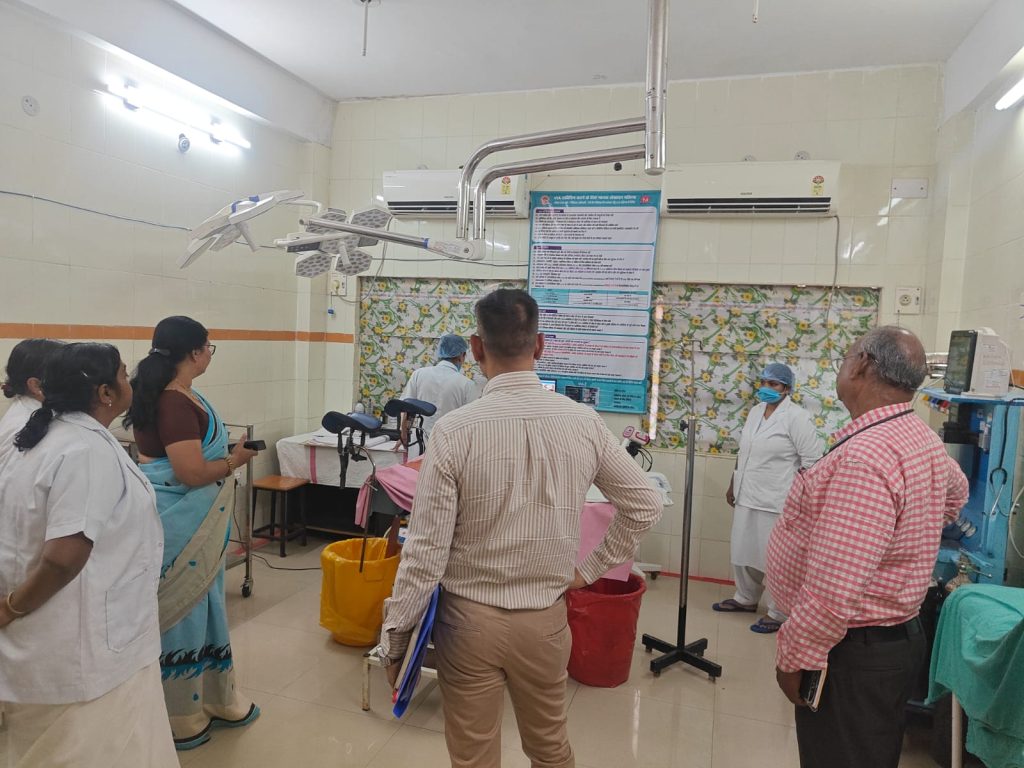 नर्मदापुरम- उप संचालक स्वास्थ्य द्वारा जिला एवं इटारसी अस्पताल का किया गया निरीक्षण
