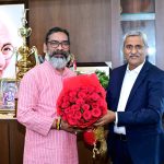 कोल इंडिया के अध्यक्ष पी.एम.प्रसाद ने मुख्यमंत्री हेमंत सोरेन से की मुलाकात