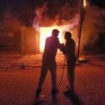 तरियानी में शॉर्ट सर्किट से दवा दुकान में लगी आग