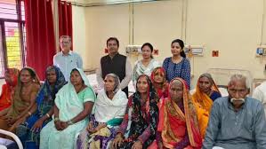 कौशांबी मेडिकल कॉलेज में 550 मरीजों का मुफ्त में हुआ आंख का ऑपरेशन