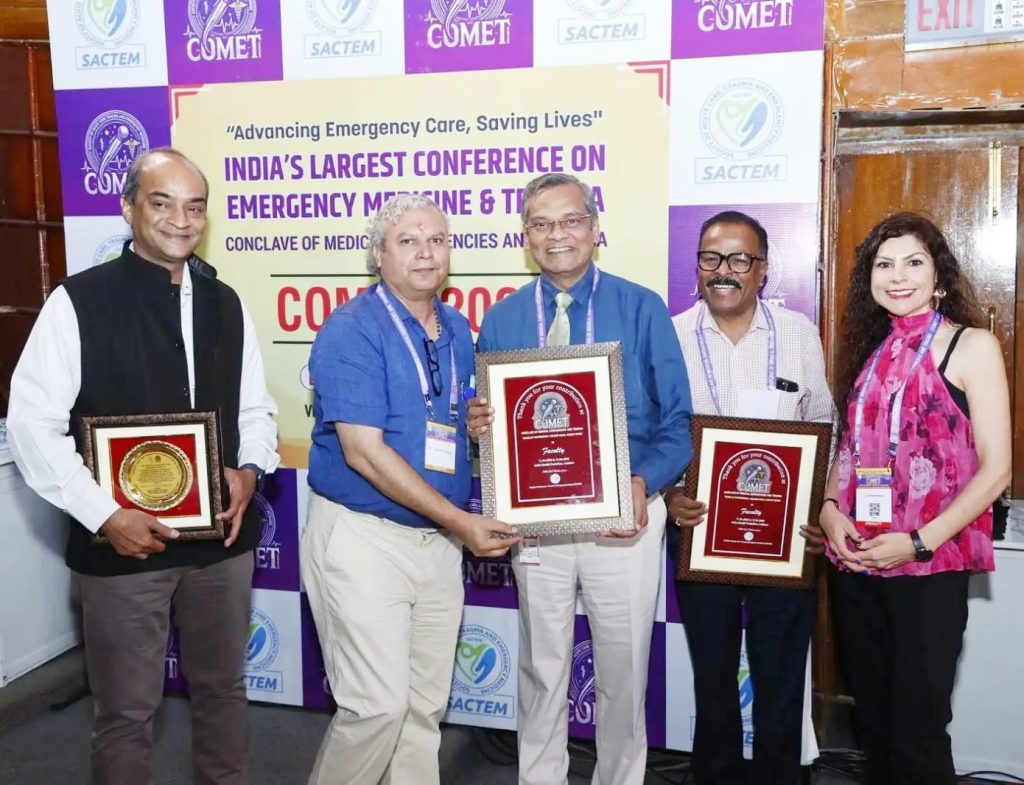 भोपाल एम्स के कार्यपालक निदेशक प्रो. (डॉ.) अजय सिंह को अंतरराष्ट्रीय सम्मेलन COMET-2025 में किया गया सम्मानित
