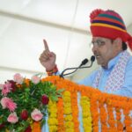 मुख्यमंत्री भजनलाल शर्मा ने सिलू घाट पर की, मां नर्मदा की आरती