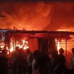 मुरादाबाद के कपड़ा कारखाने में भीषण आग – 19 मई 2025