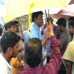 मऊगंज- कलेक्टर मऊगंज ने जल भराव से प्रभावित क्षेत्रों का किया भ्रमण