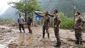 सिक्किम भूस्खलन: लाचेन के चाटन क्षेत्र में तबाही, सेना का रेस्क्यू ऑपरेशन जारी