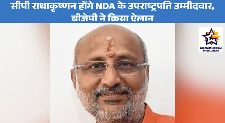 NDA उपराष्ट्रपति उम्मीदवार सीपी राधाकृष्णन