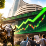 Budget के बाद शेयर बाजार में शुरुआती तेजी का दृश्य