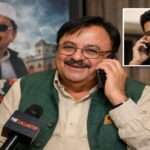 इंटरव्यू के दौरान राकेश बेदी फोन पर बात करते हुए, फिल्म धुरंधर 2 की चर्चा करते हुए