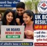 A group of students खुशी के साथ मोबाइल और लैपटॉप पर UK Board Result 2026 चेक करते हुए दिखाई दे रहे हैं।