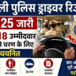 कंप्यूटर स्क्रीन पर दिल्ली पुलिस ड्राइवर रिजल्ट चेक करते उम्मीदवार का प्रतीकात्मक दृश्य