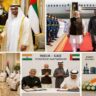 प्रधानमंत्री नरेंद्र मोदी और यूएई राष्ट्रपति के बीच रणनीतिक साझेदारी और ऊर्जा समझौतों पर चर्चा का दृश्य।