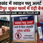 शूकर फार्म में पशुपालन विभाग की टीम जांच करती हुई, स्वाइन फ्लू अलर्ट के बीच सुरक्षा व्यवस्था