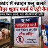 शूकर फार्म में पशुपालन विभाग की टीम जांच करती हुई, स्वाइन फ्लू अलर्ट के बीच सुरक्षा व्यवस्था