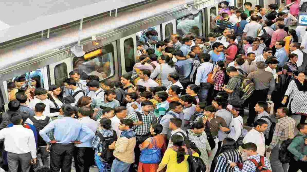 राजीव चौक मेट्रो CJP प्रदर्शन