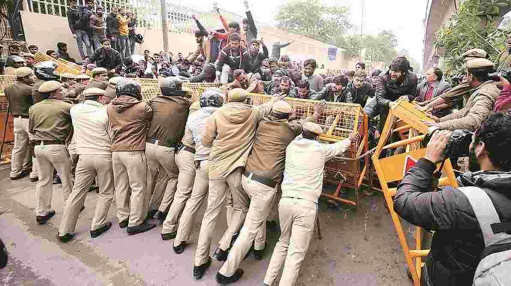 CJP प्रदर्शन हिंसा