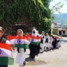 उधमपुर छात्राओं की तिरंगा रैली